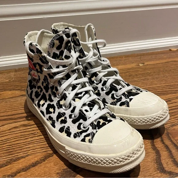 Excellent condition Leopard Print Converse - Picture 4 of 6